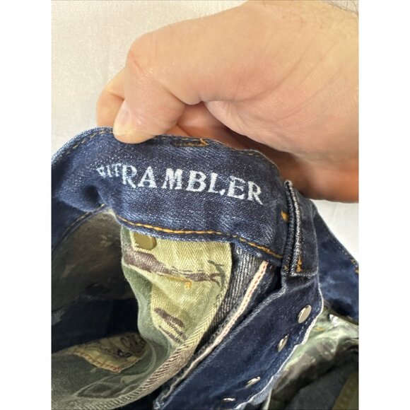 PRPS Rambler Selvedge Jeans Mens 36x33 Dark Wash Raw Denim Japanese Style - Picture 10 of 10